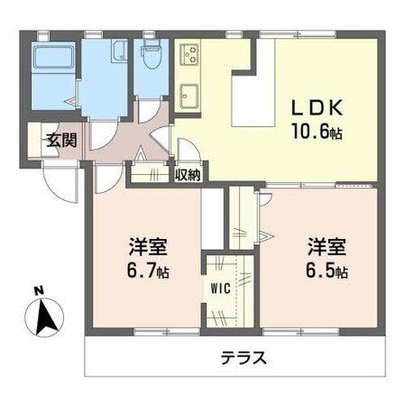 姫路駅 バス15分  奥山口下車：停歩1分 1階の物件間取画像